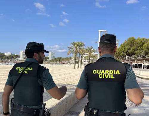 Operación verano en España, Guardia Civil patrullando. Fuente: X AUGC Guardia Civil @AUGC_Comunica.