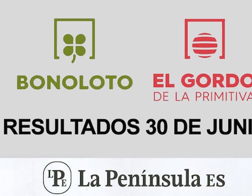 Bonoloto y El Gordo de la Primitiva, resultados del sorteo del 23 de junio. Fuente: Producción La Península