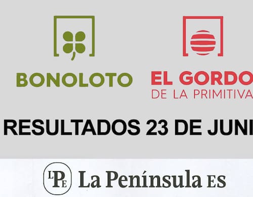 Bonoloto y El Gordo de la Primitiva, resultados del sorteo del 23 de junio. Fuente: Producción La Península.