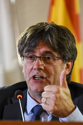 Ley de Amnistía aprobada para los independentistas catalanes ¿qué significa? En la imagen el líder catalán Carles Puigdemont. Fuente: AP