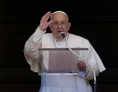 ¿Cuál es la mayor amenaza para los católicos? Esto dice el Papa. 5 de mayo de 2024. Fuente: AP