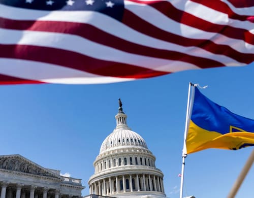 La multimillonaria suma que Estados Unidos le dará a Ucrania en su nuevo paquete de ayuda. Fuente: AFP